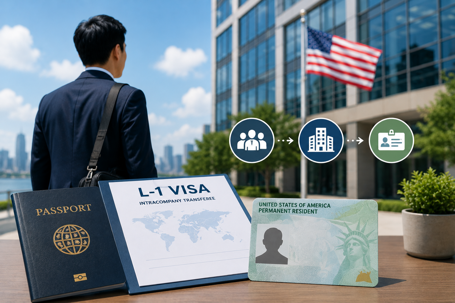 Can You Apply for a Green Card After Entering the U.S. on an L-1 Visa?