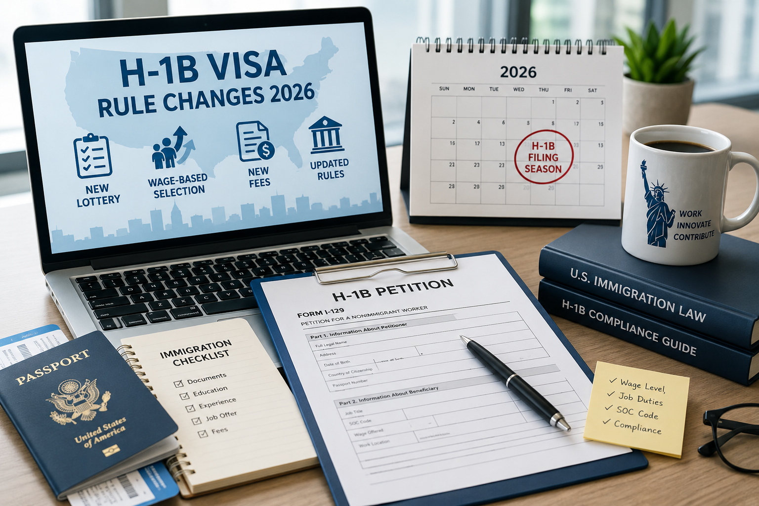 H-1B Visa Rule Changes 2026: New Lottery, Wage Selection, and Fees