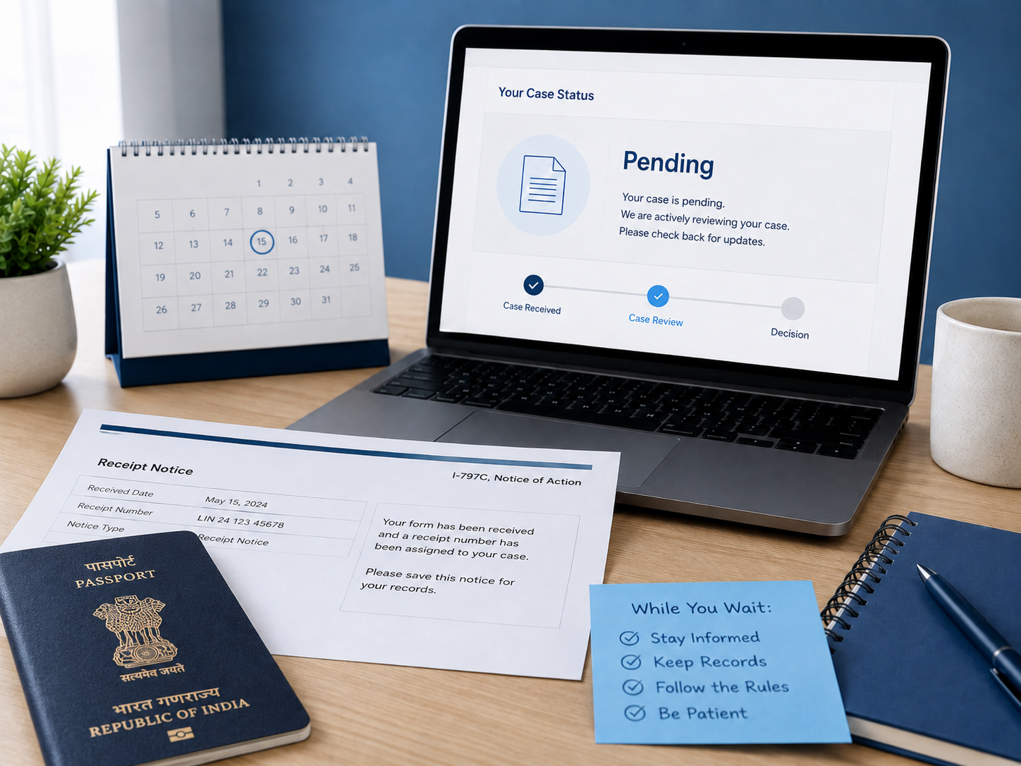 What to Do While Your Change of Status Is Pending